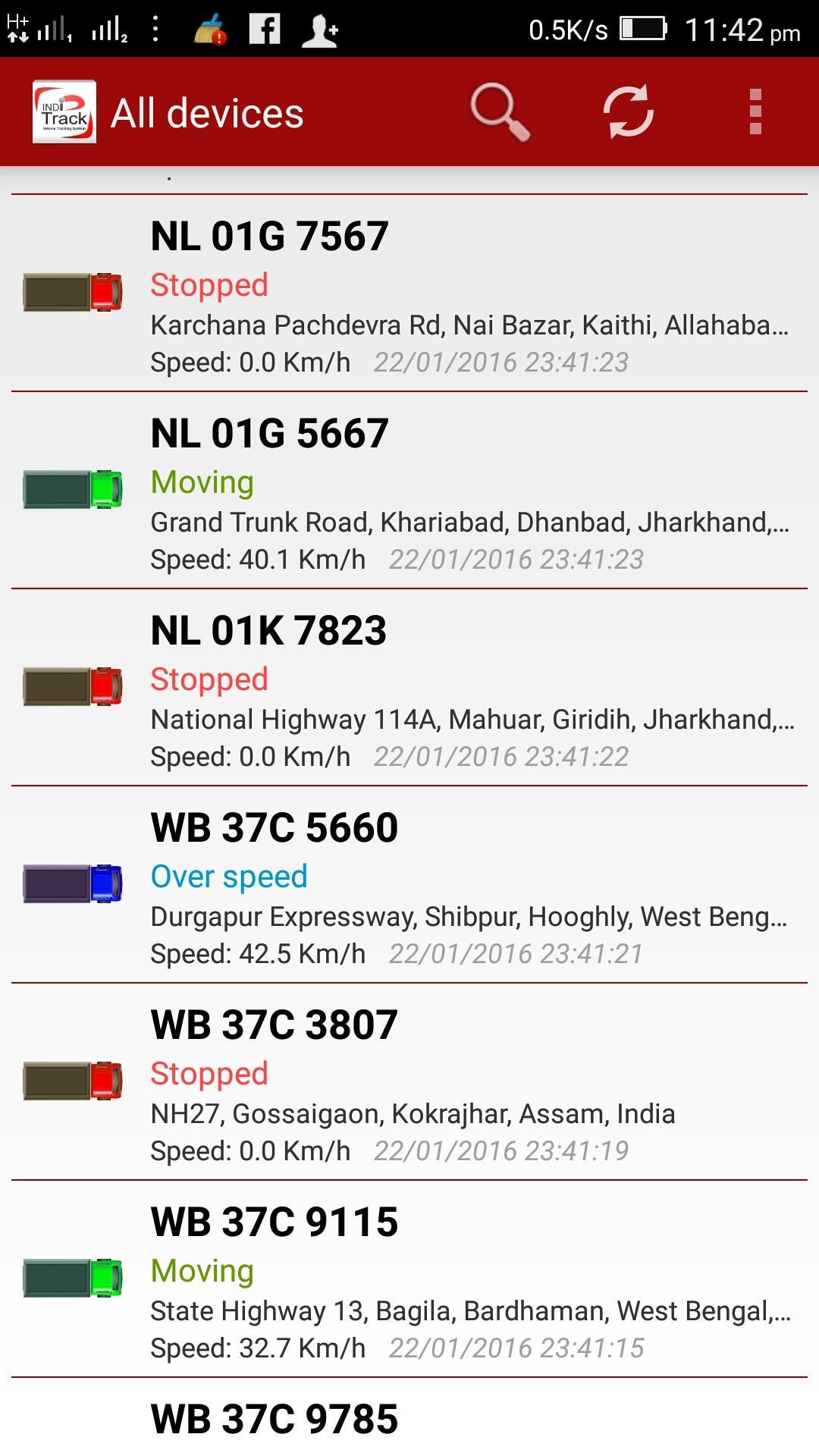 Inditrack GPS