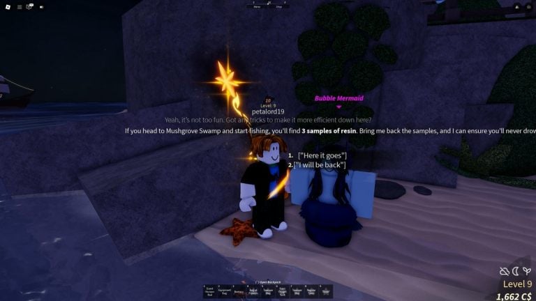 Comment obtenir de la résine à Fisch (Bubble Mermaid Quest)