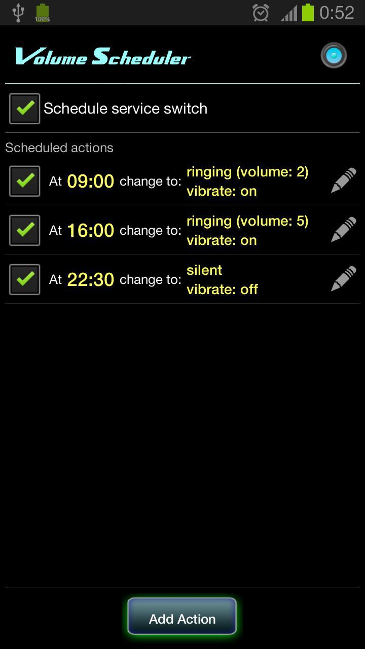 Volume Scheduler