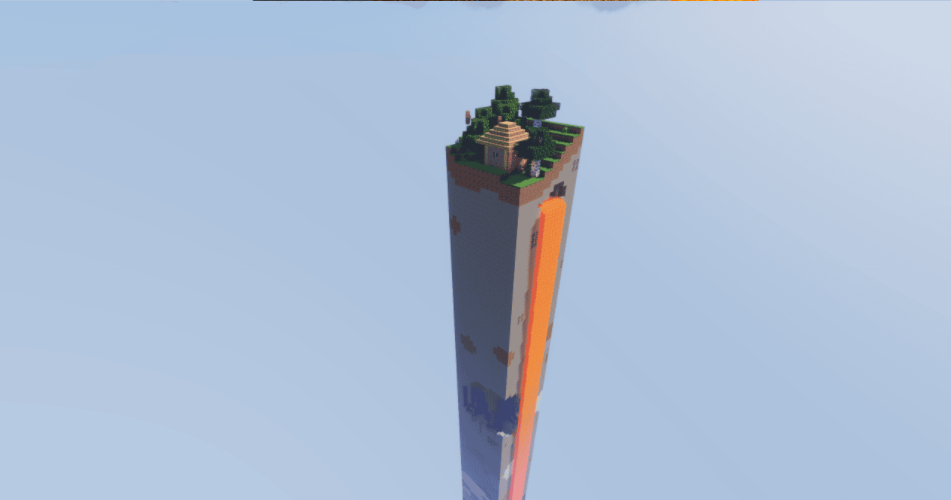 Minecraft un mapa de trozos