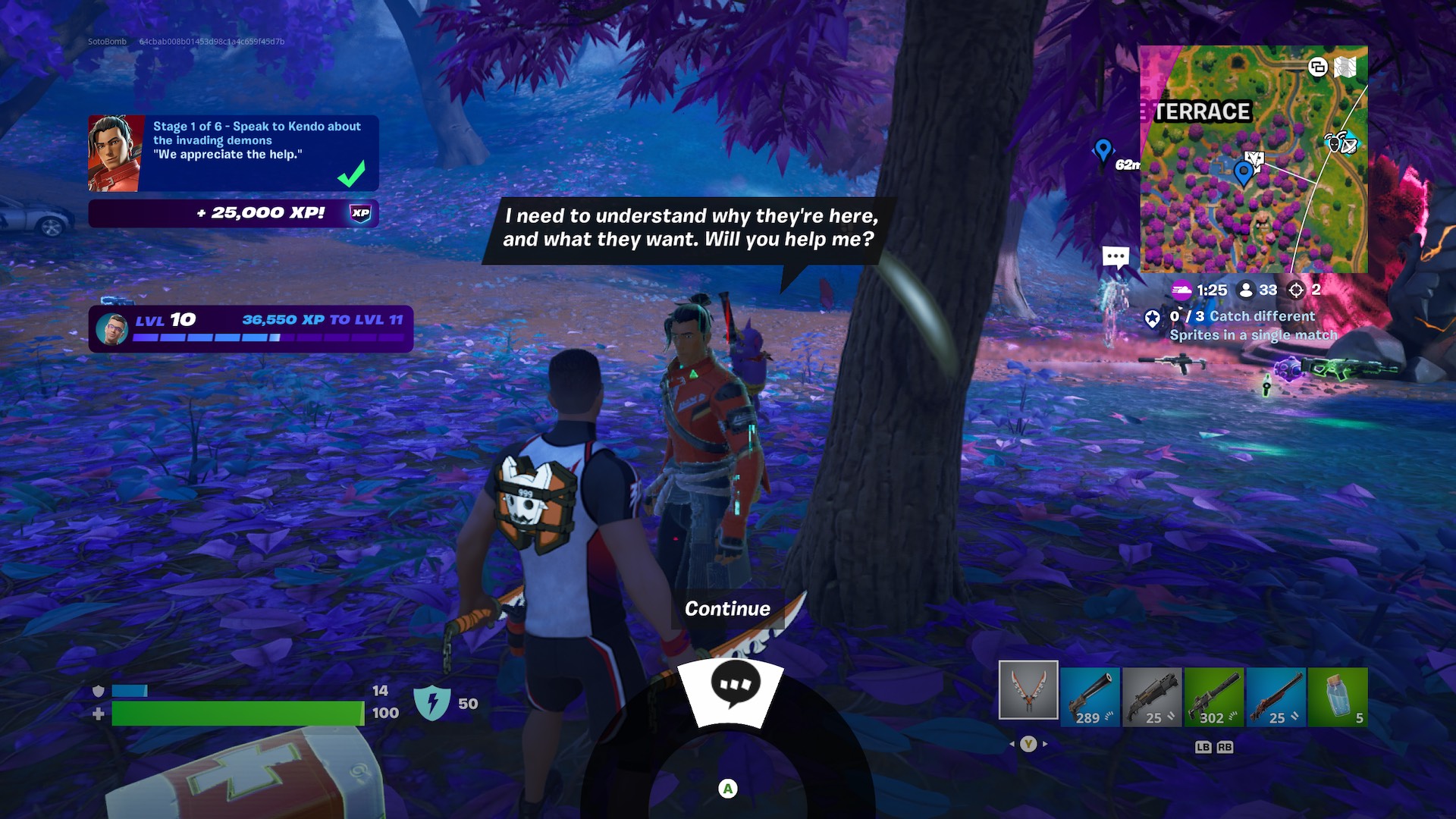 Fortniteの侵略的な悪魔についてKendoに話す方法