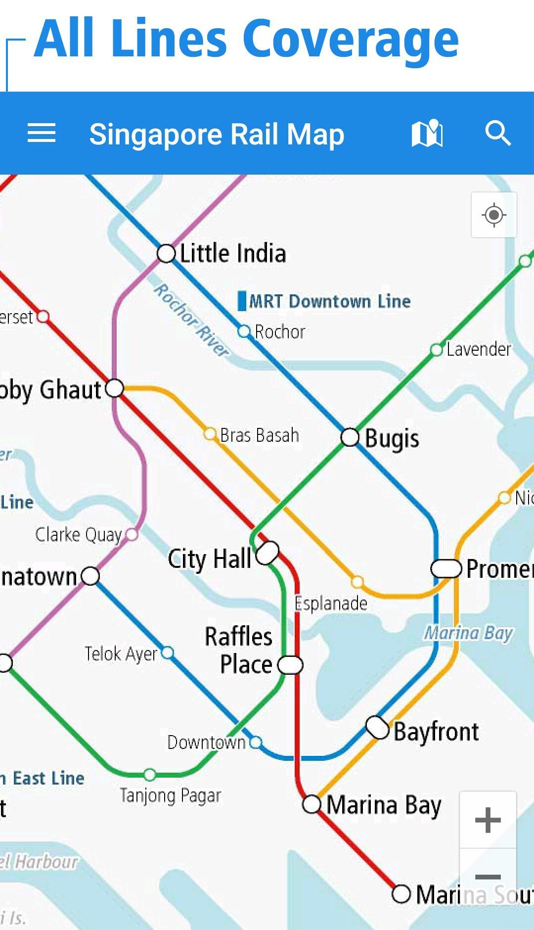 Singapore Rail Map