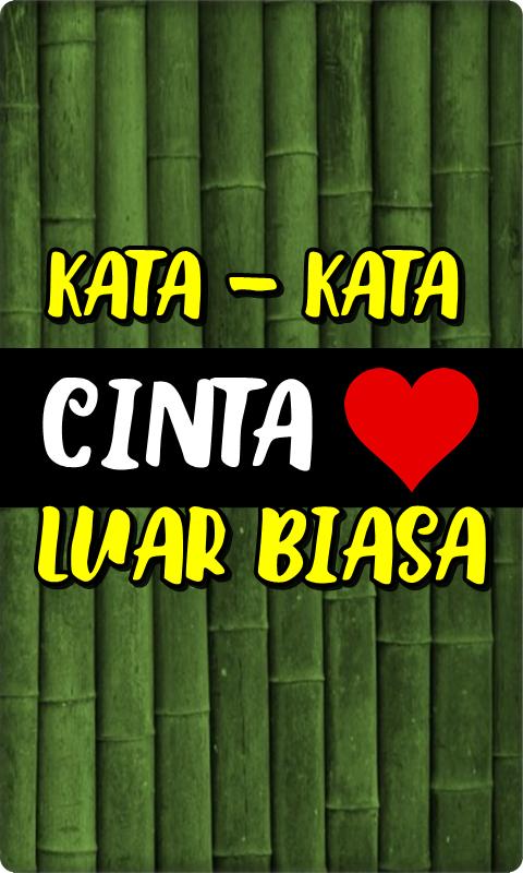 Kata Kata Cinta Luar Biasa
