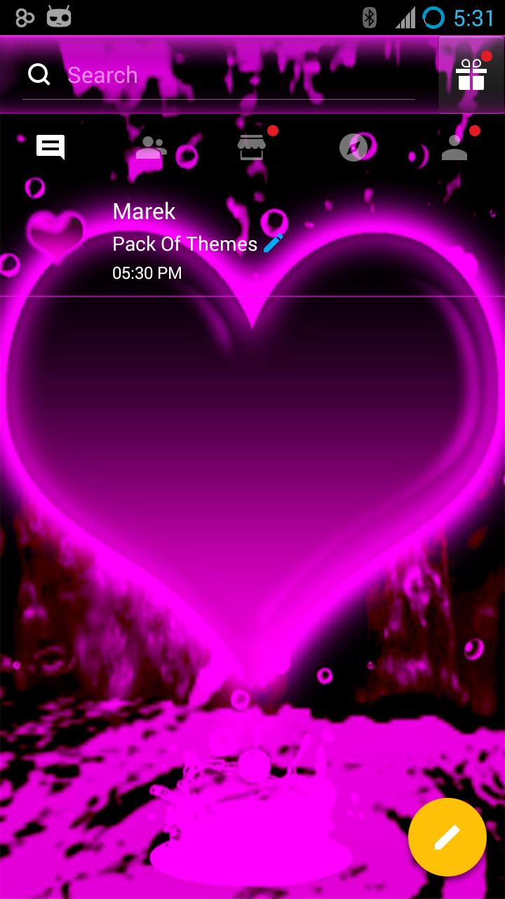 Hearts Theme for GO SMS Pro