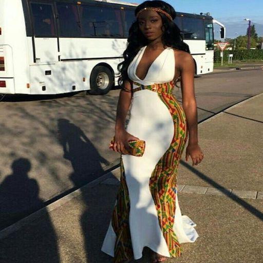 kente brides dresses