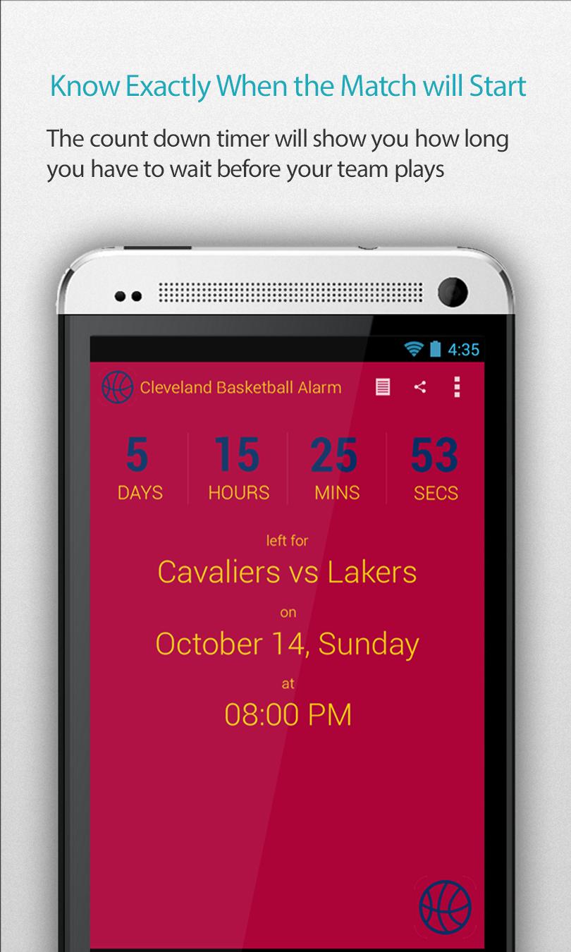Cleveland Basketball Alarm