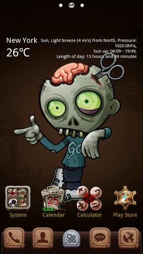 Zombie GO Launcher Theme
