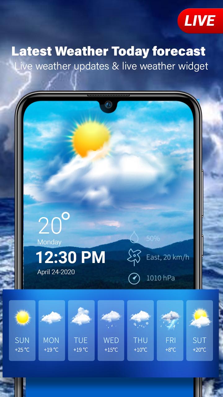 Today Weather forecast : live weather widget