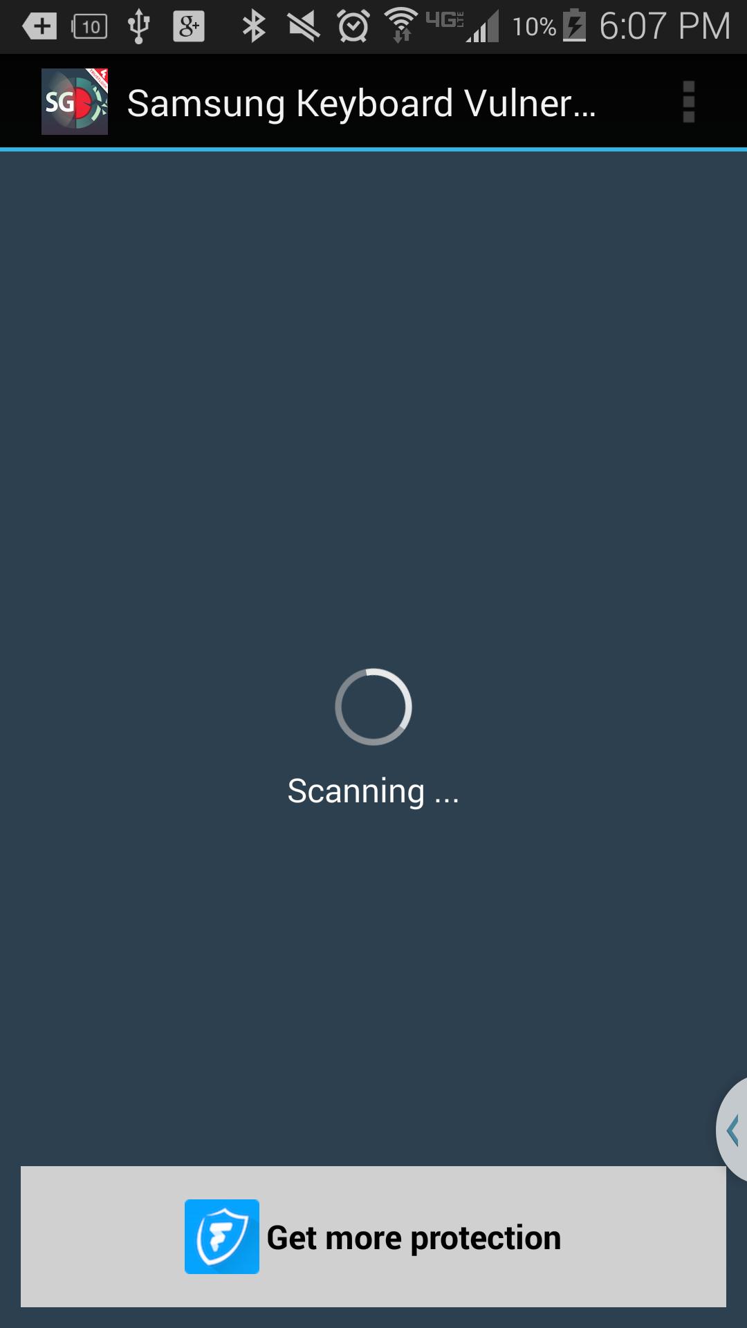 Keyboard Vulnerability Scanner