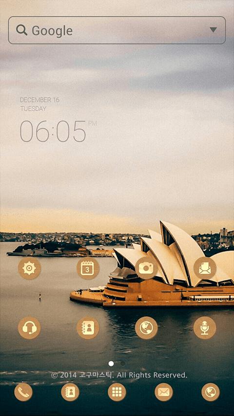 Sydney Opera House dodol theme