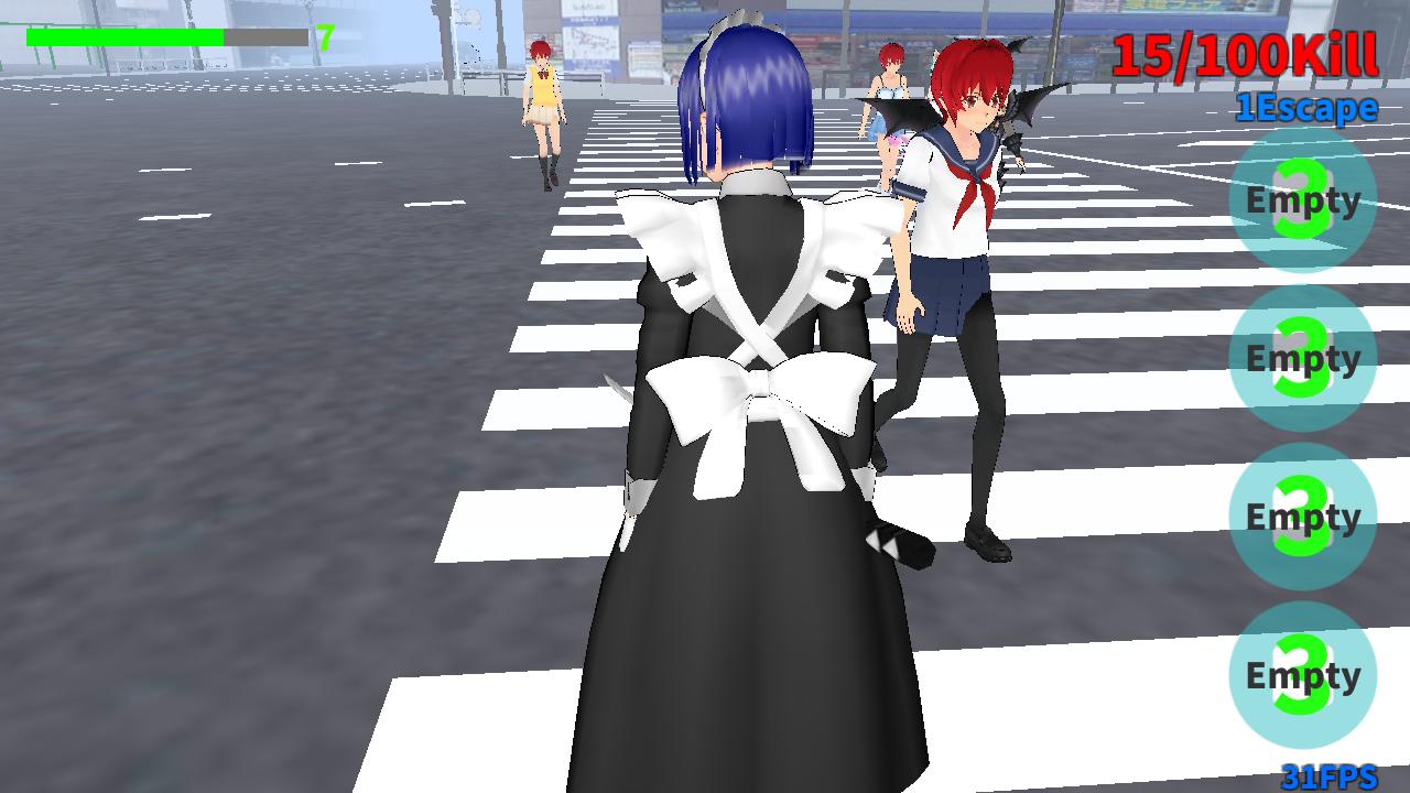 Maid-Chan vs Yandere-Chan