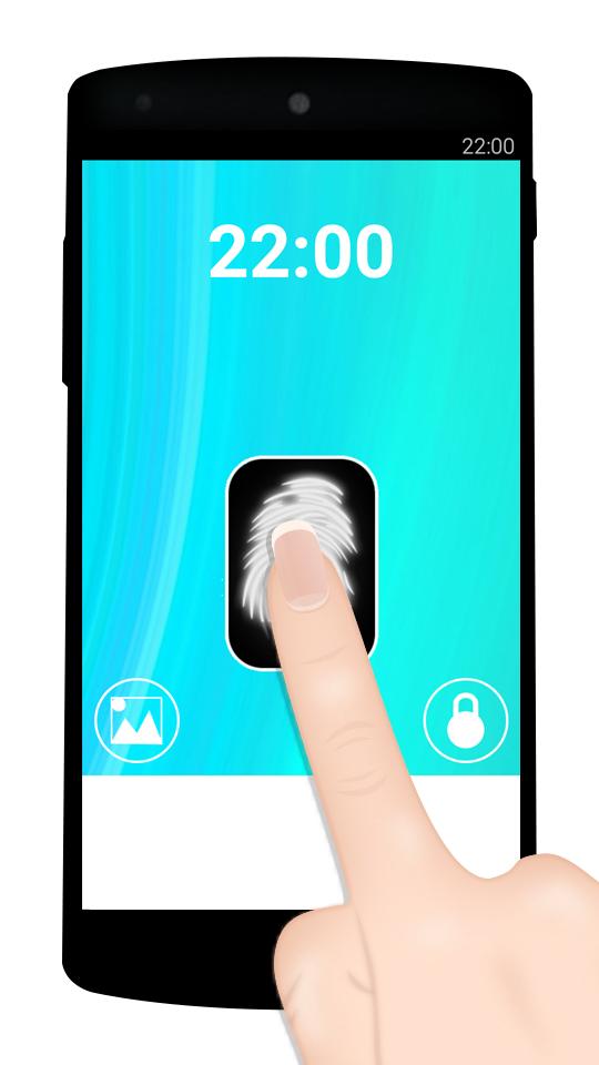 Prank Fingerprint Lock Screen