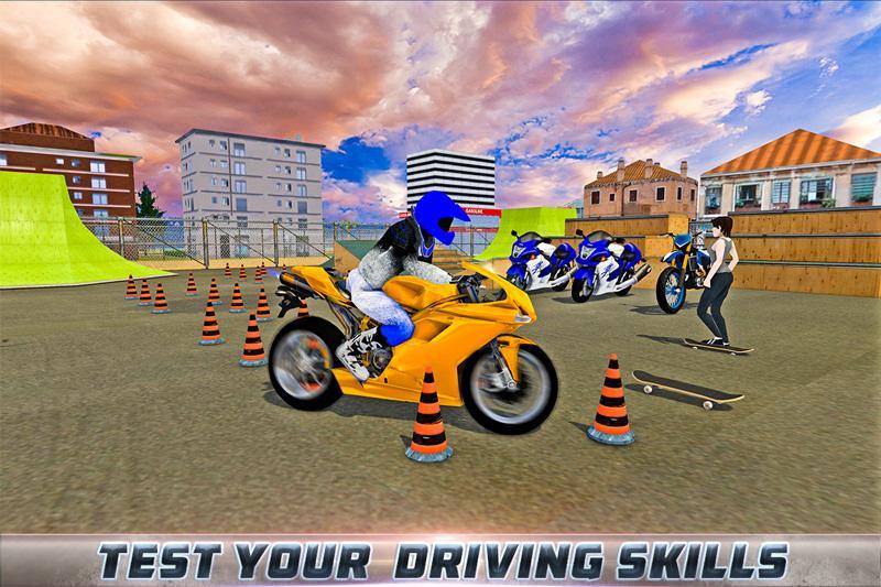 Bike Parking Adventure: Driving School