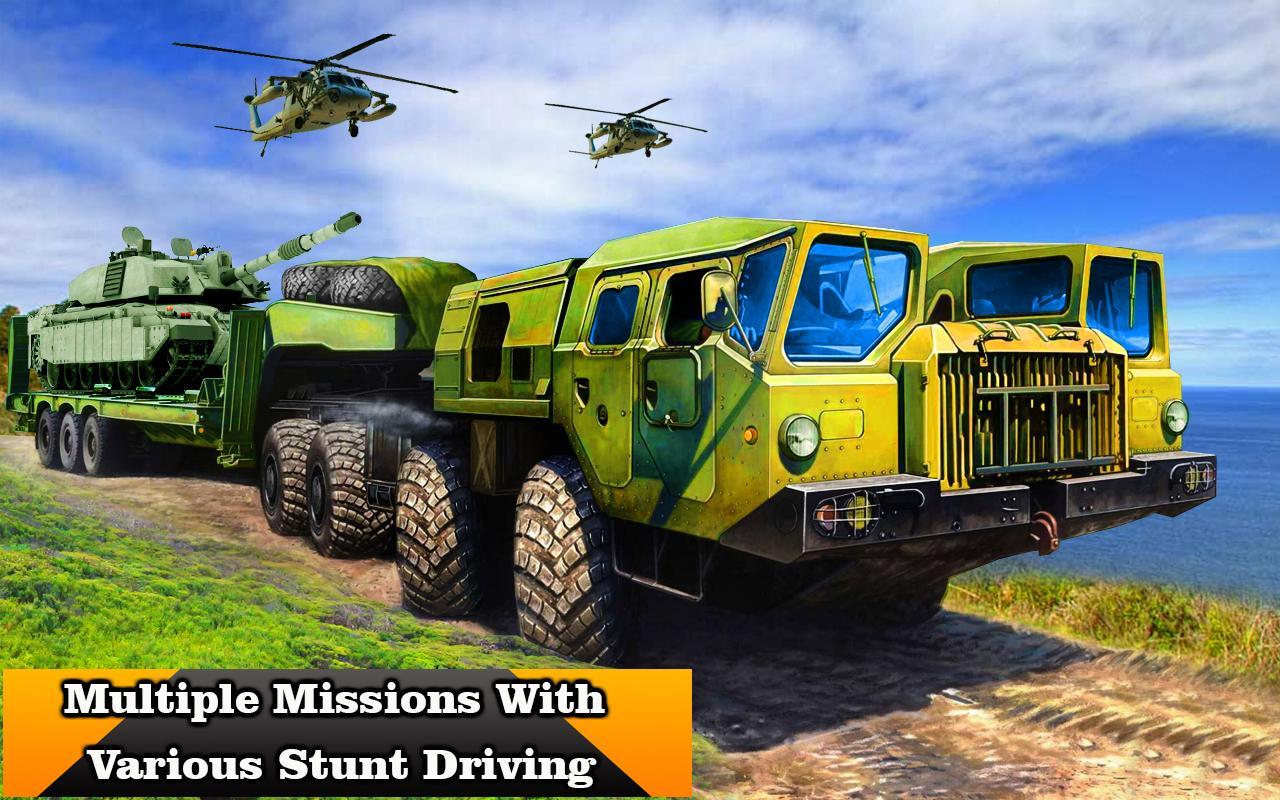 Army Cargo Truck Simulator : Transport cargo Army