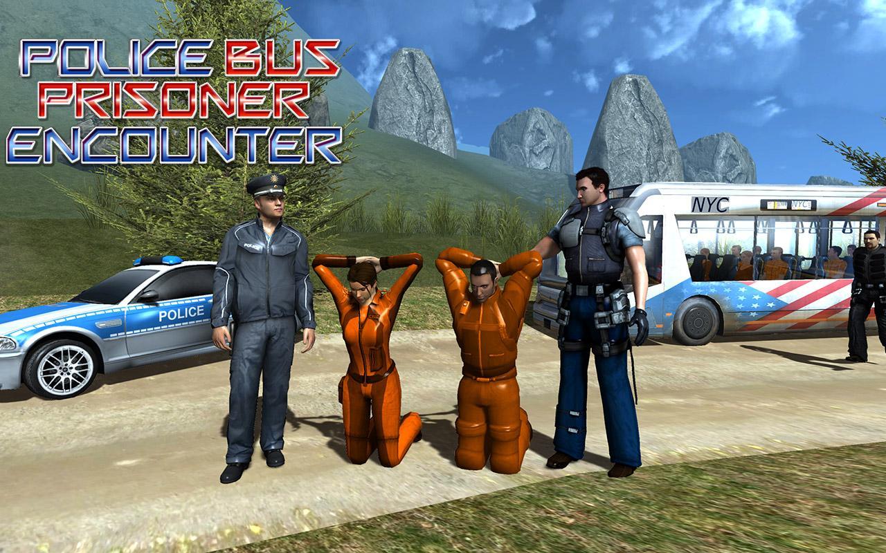 Police Bus Prisoner Encounter
