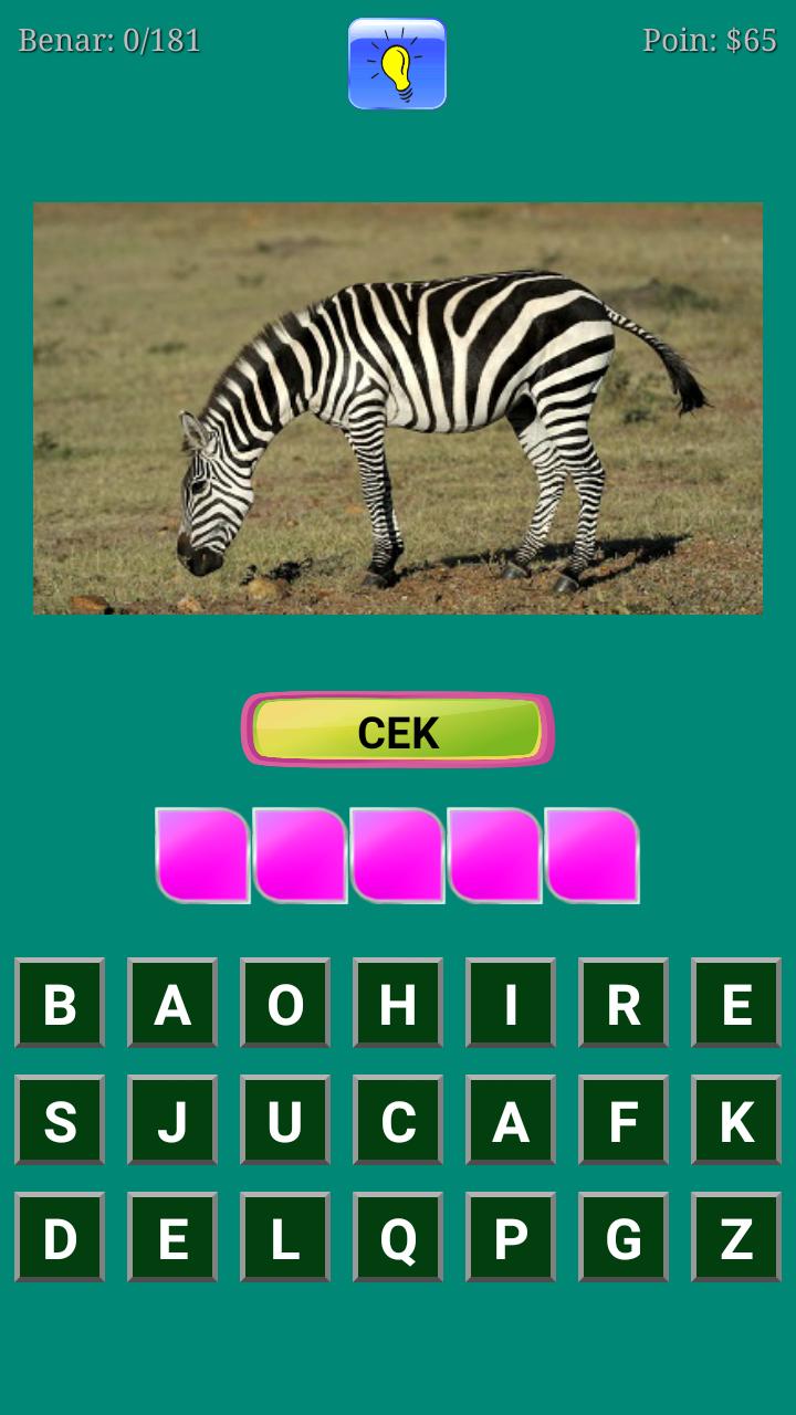 Tebak Buah dan Hewan