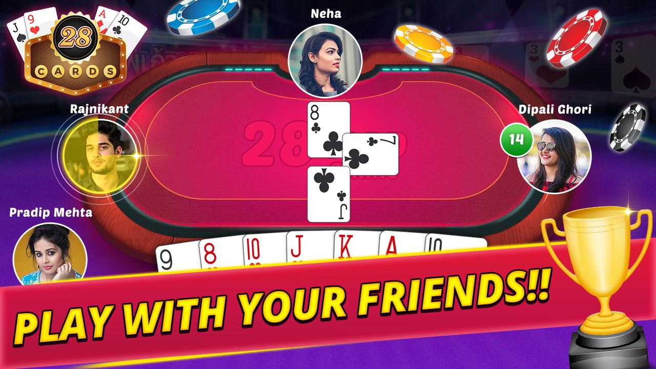 28 Card Multiplayer Poker