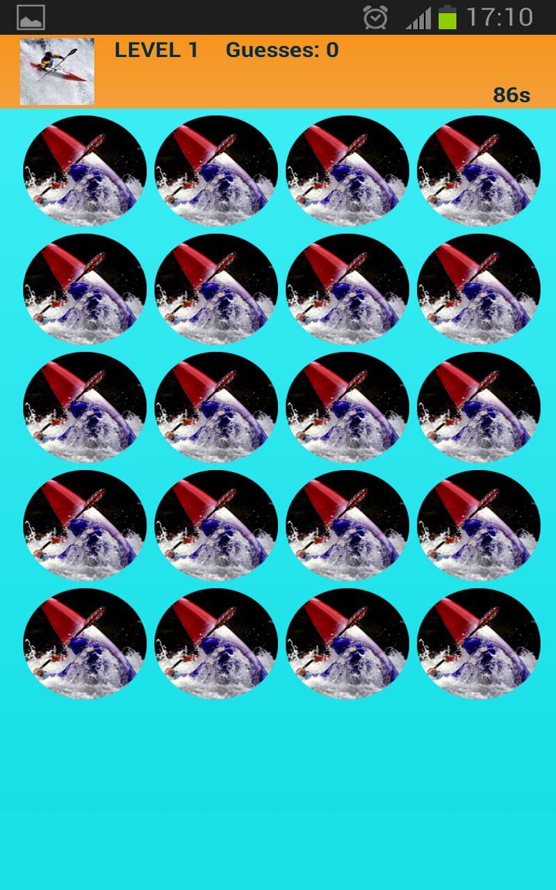 Extreme Sport Memory Game