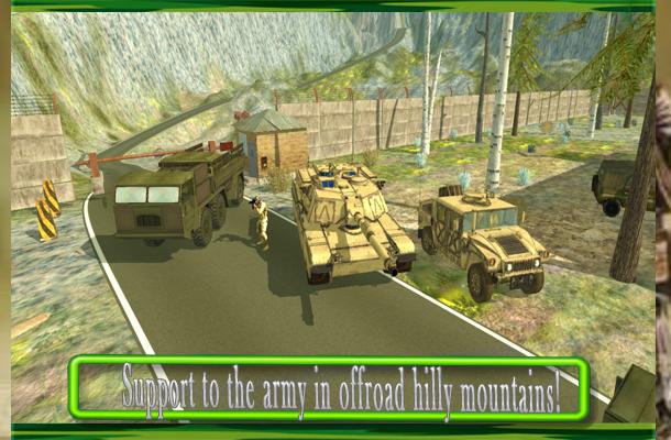Military Cargo Transport Truck