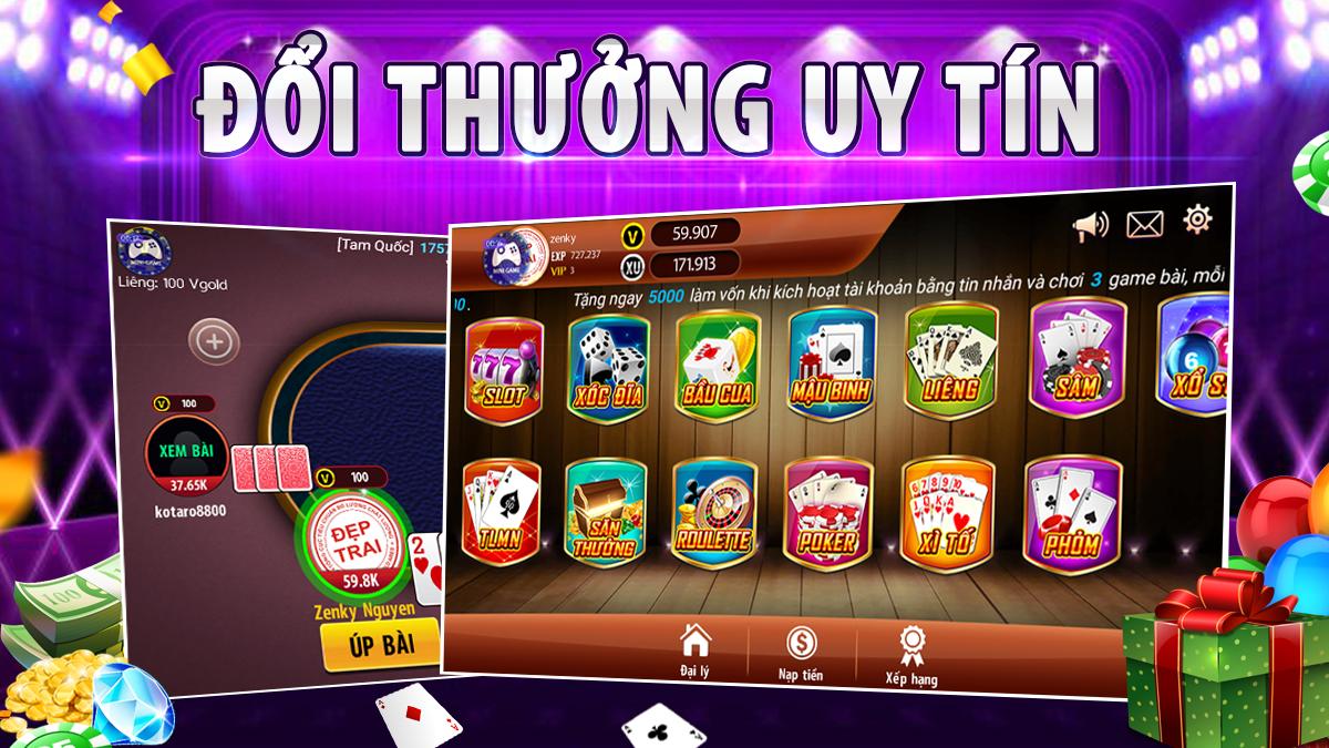Danh bai doi thuong, Game bai doi thuong, Danh bai