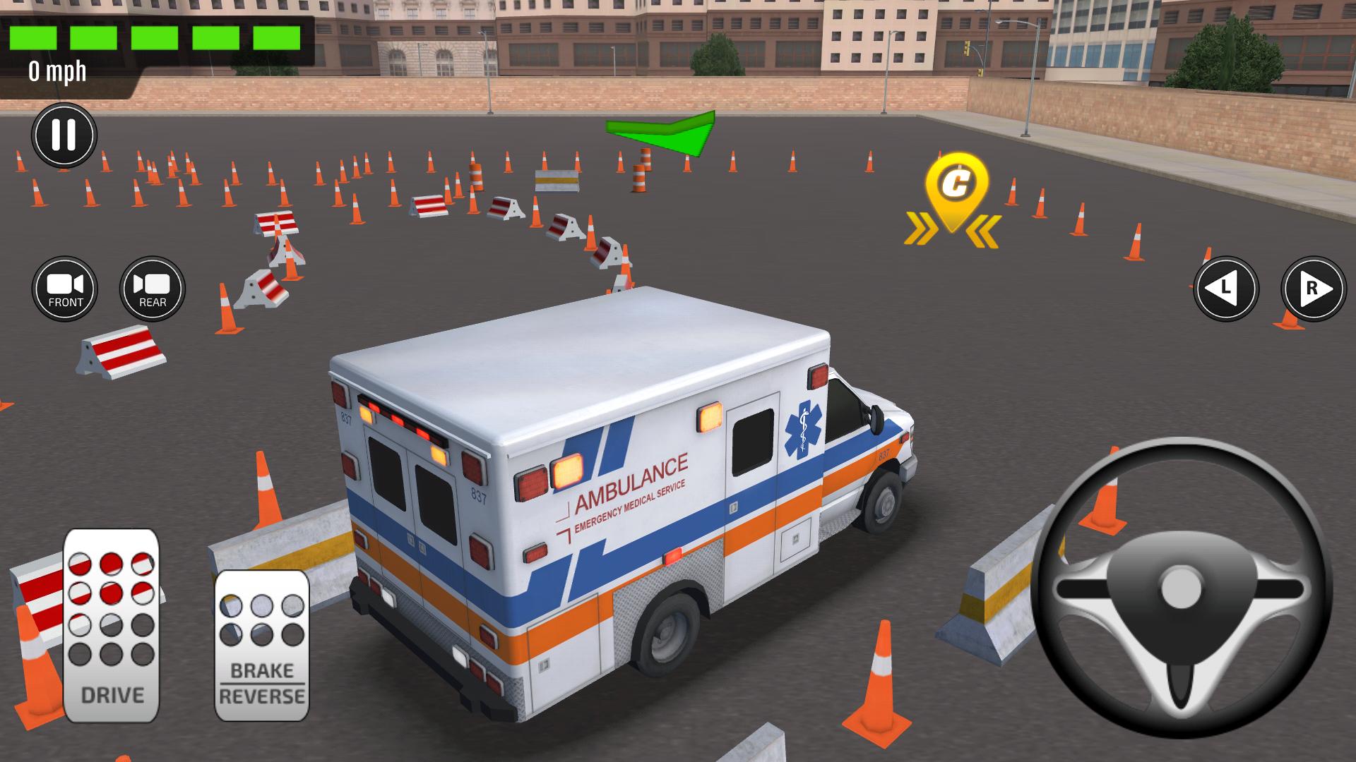 Emergency Car Driving Simulator