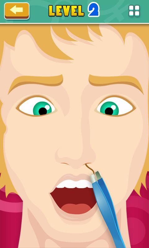 Nose Hair pulling