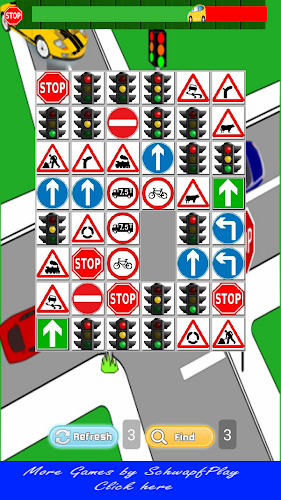Traffic Signs Match Race Kids