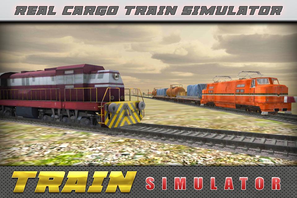 Cargo Transporter Train Sim 3D