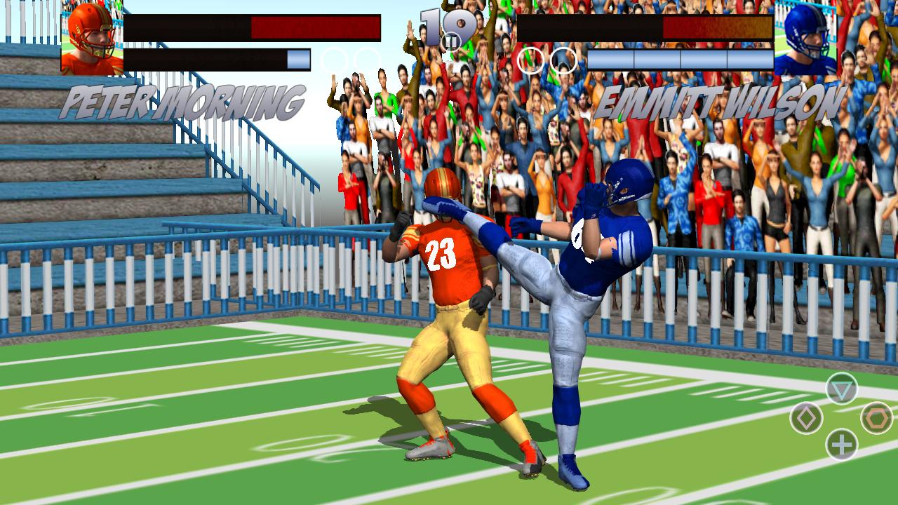 Football Rugby Players Fight